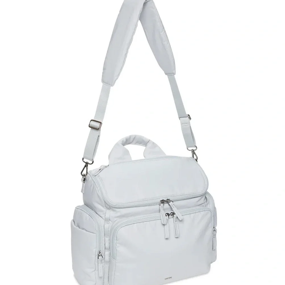 CARAA large baby bag organic cotton in dove - Picture 3 of 14